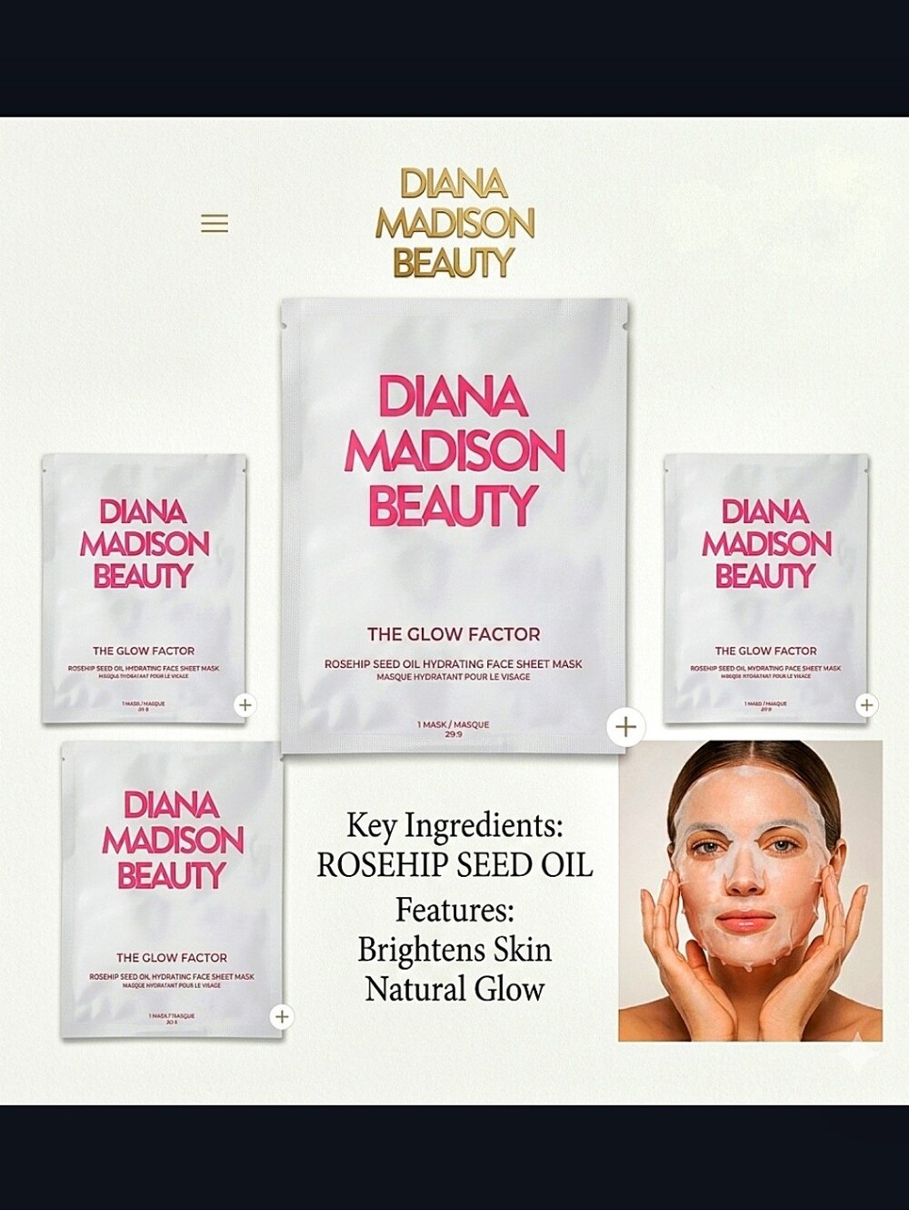 Diana Madison Masks Lot